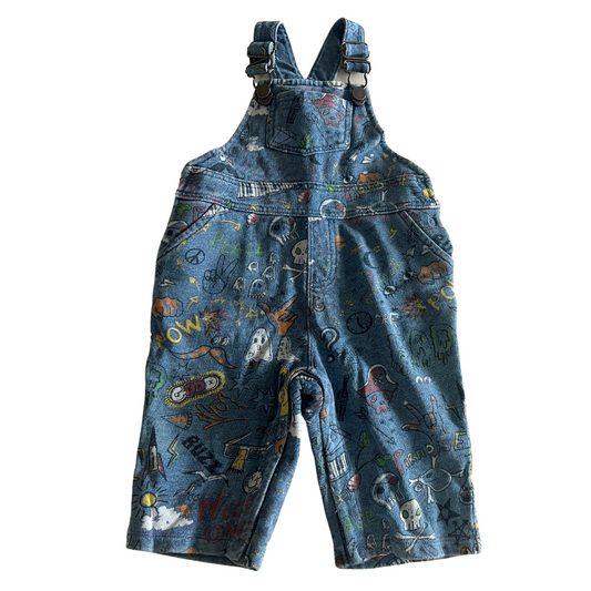 Stella McCartney baby denim cotton overalls