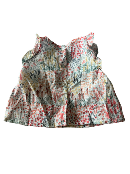 Camisa flores Al agua patos