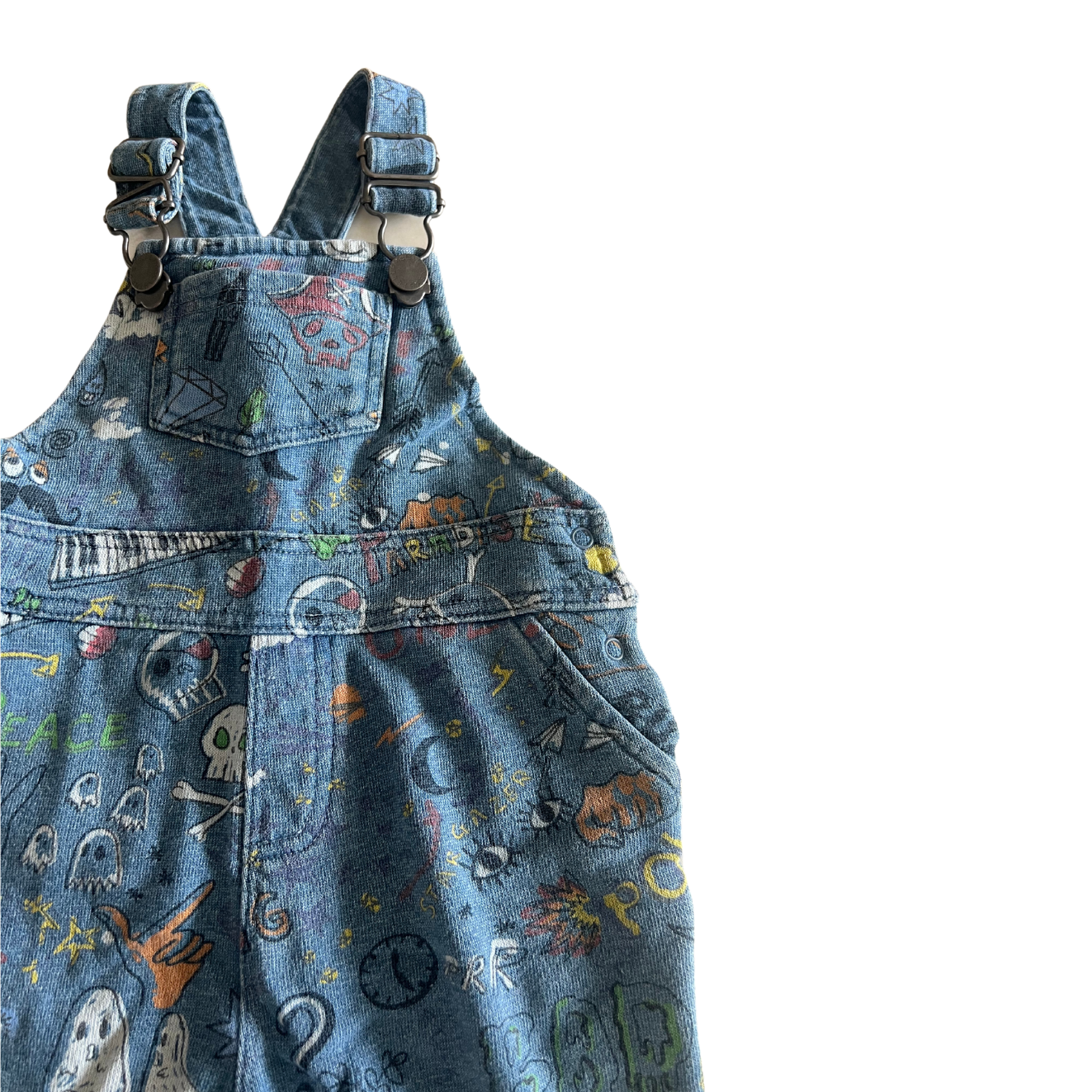 Macacão jeans de algodão para bebê Stella McCartney