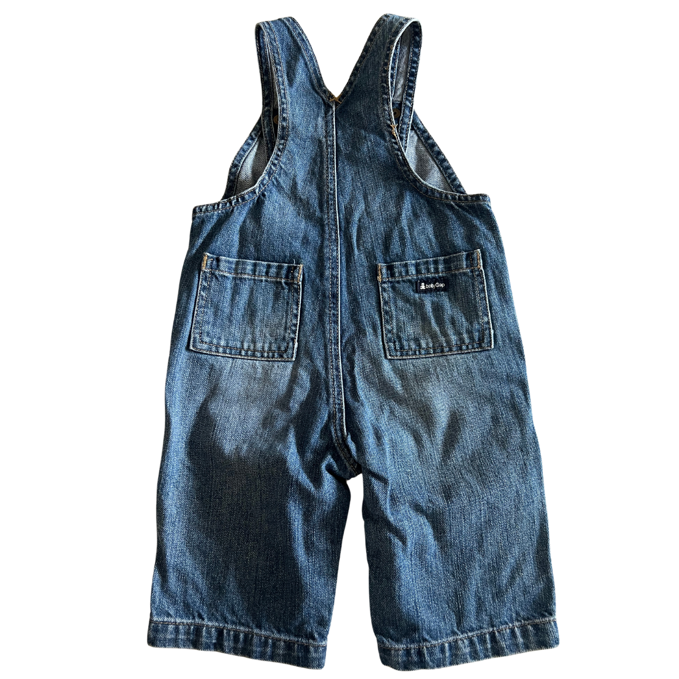 Macacão jeans para bebê Gap