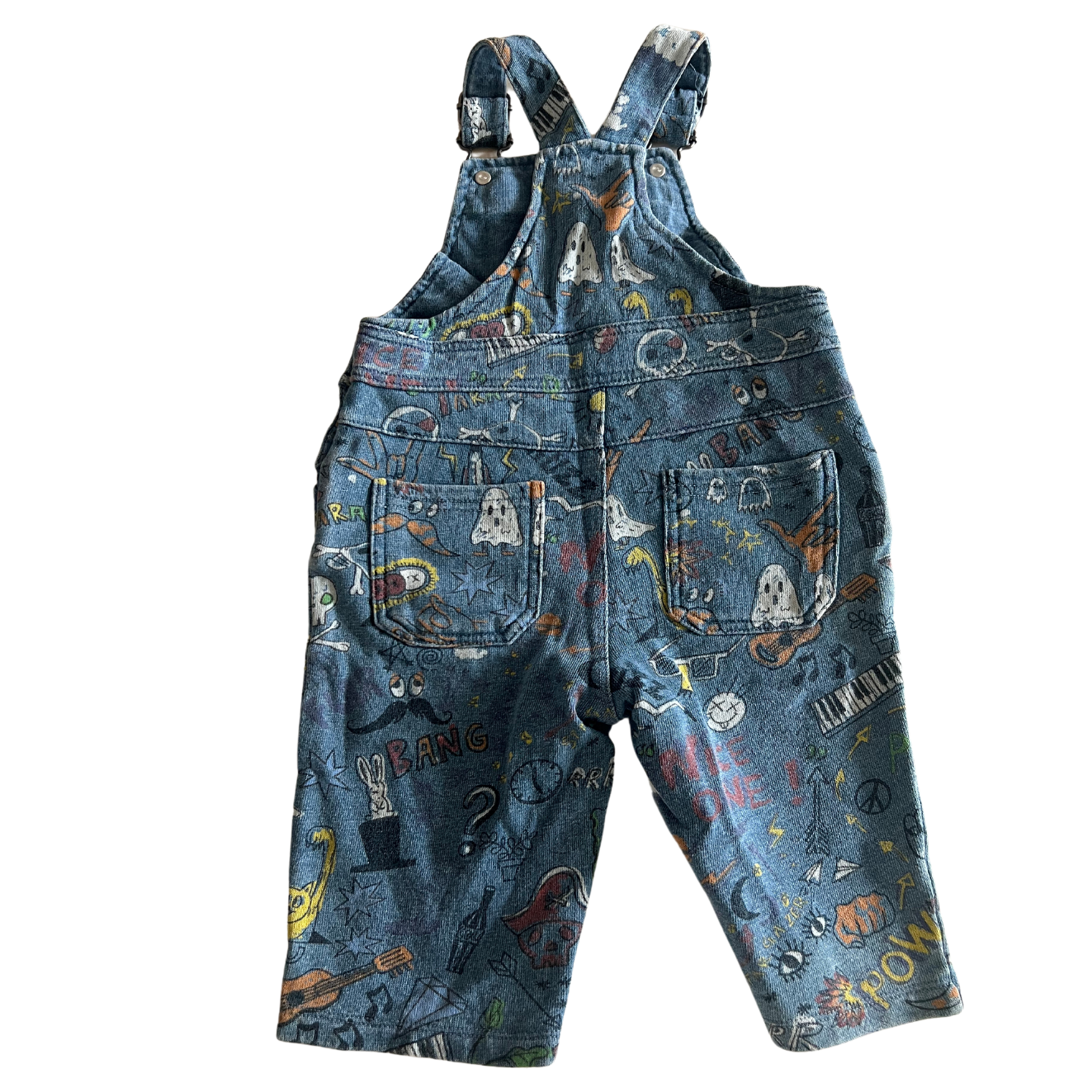 Macacão jeans de algodão para bebê Stella McCartney